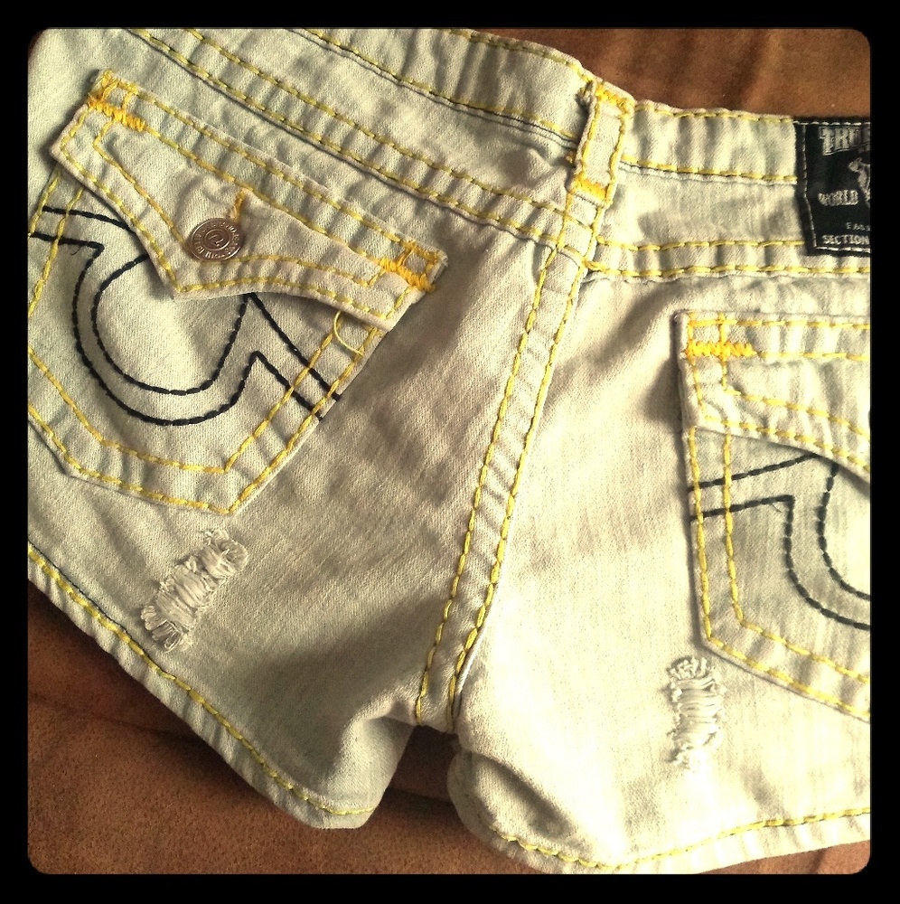 True Religion Jean Shorts